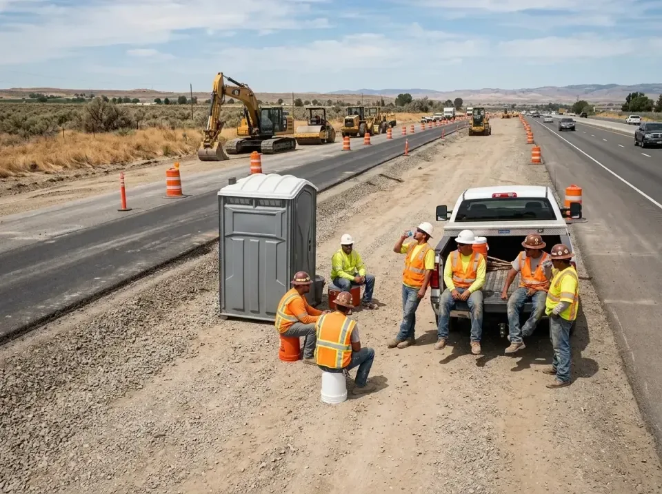 highway-road-construction-crew-007 — frequently asked questions, Porta Potty and Restroom Rentals in Lowell, NC